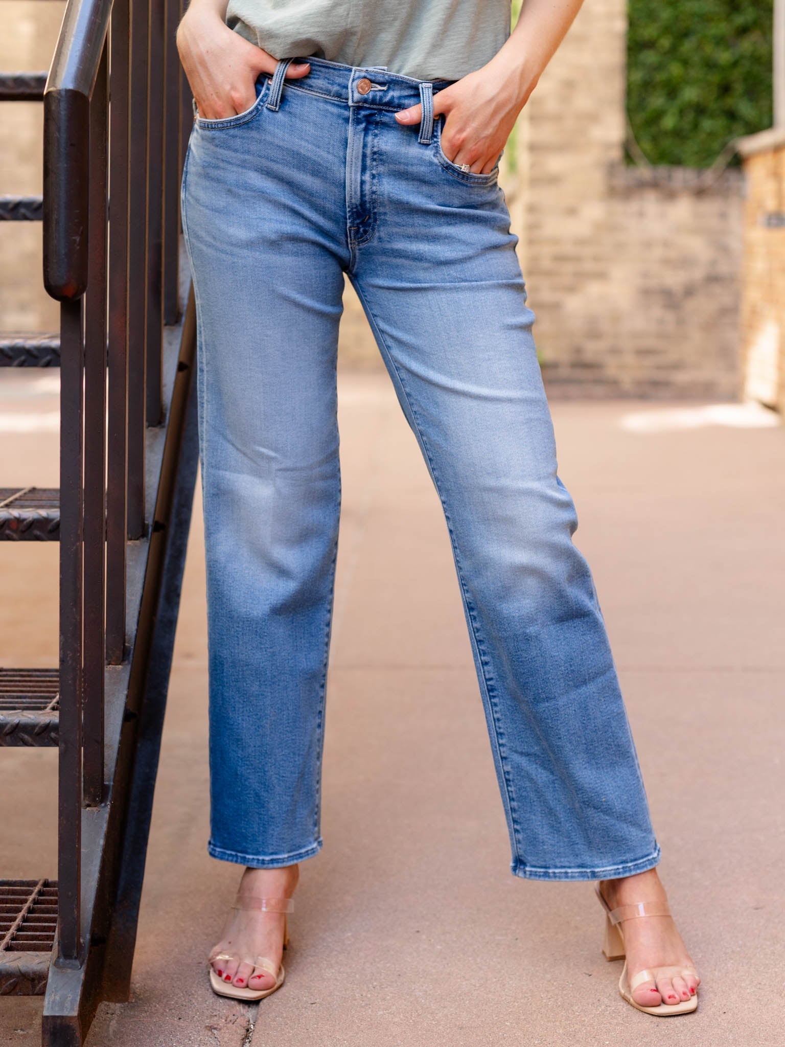 ReFa - mama The Mid Rise Rambler Zip Ankle Fray - Dugout Doobies