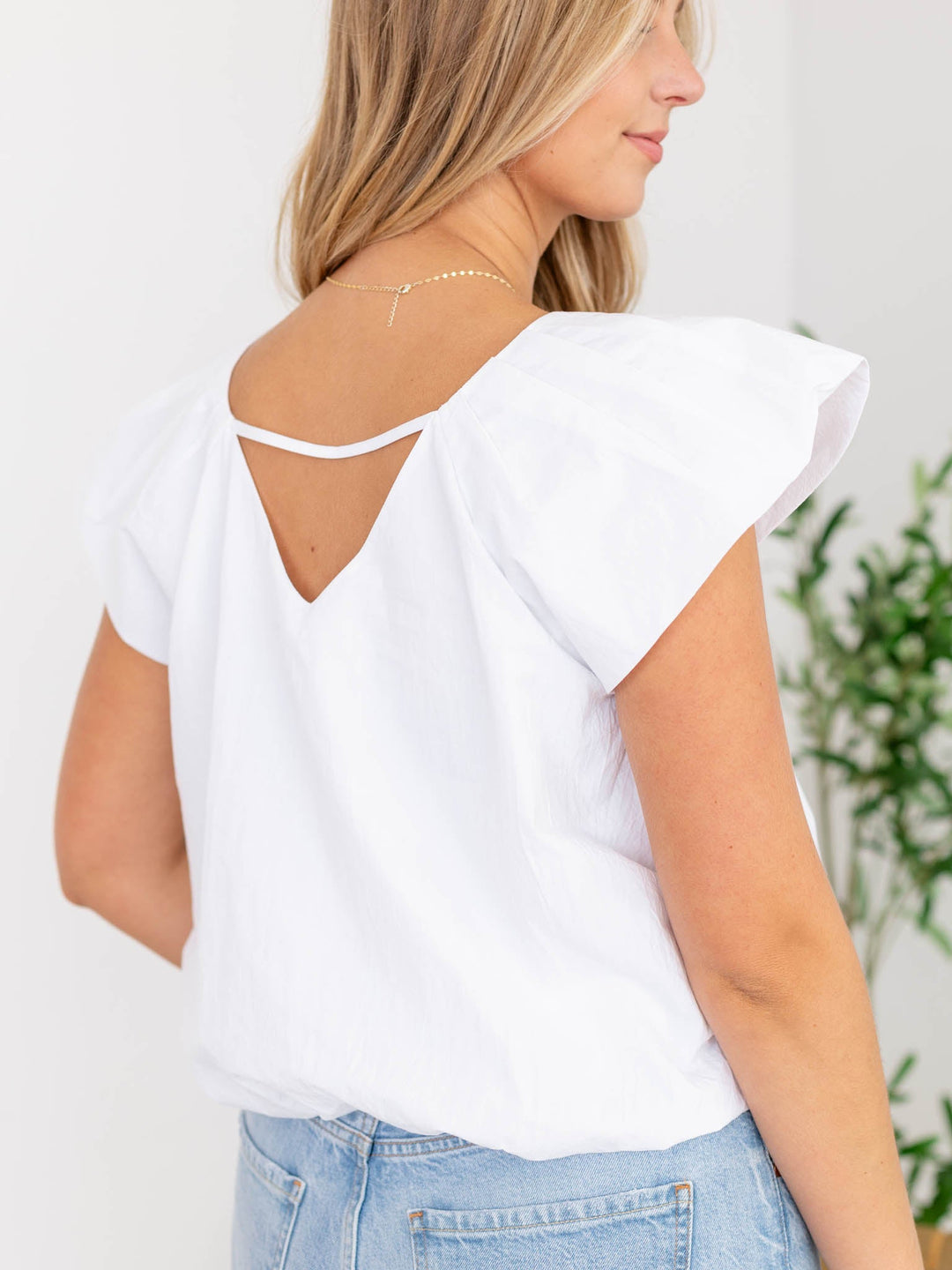 PINCH Pleated Short Sleeve Woven TopWoven tops