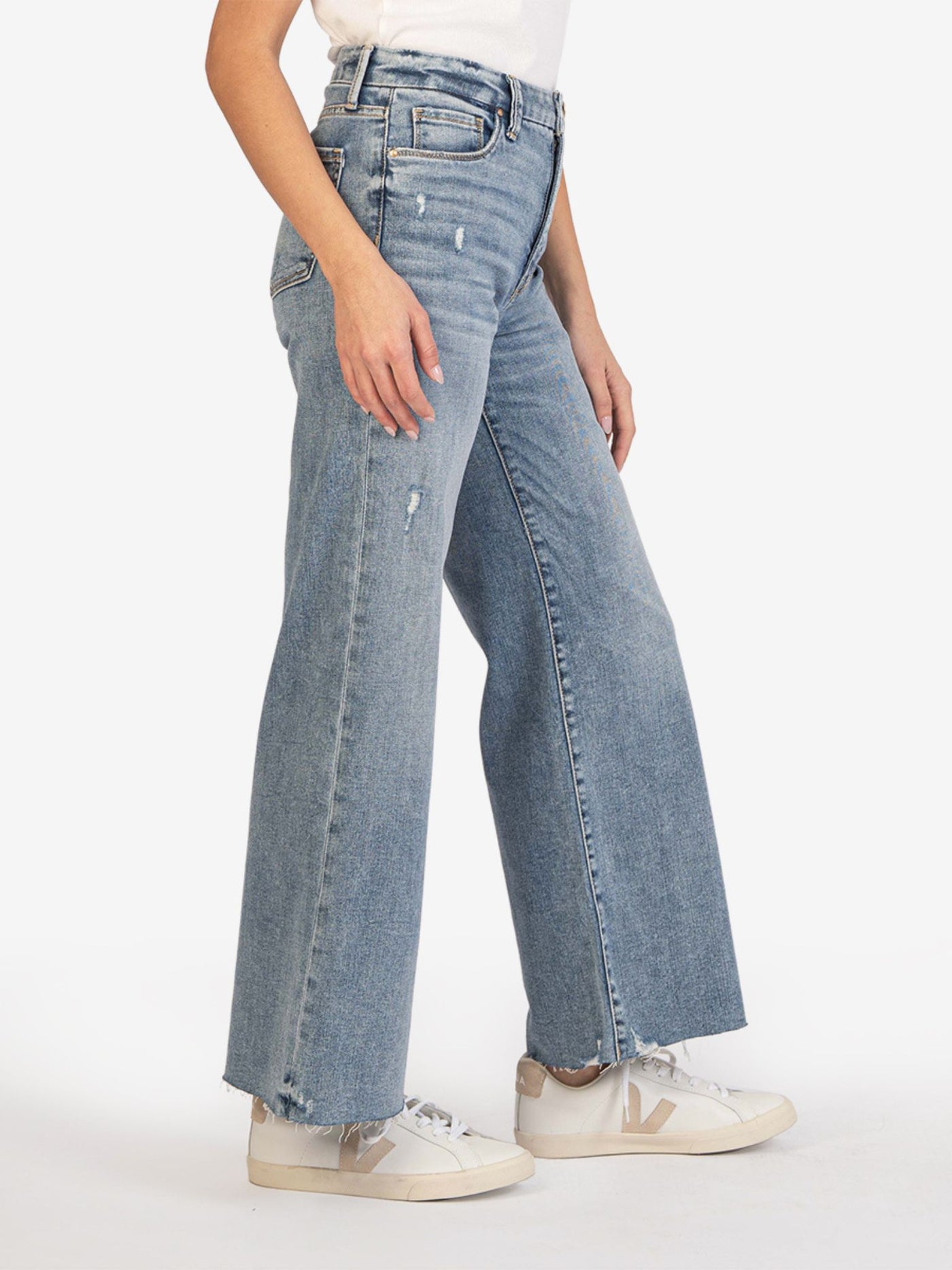 raw hem denim