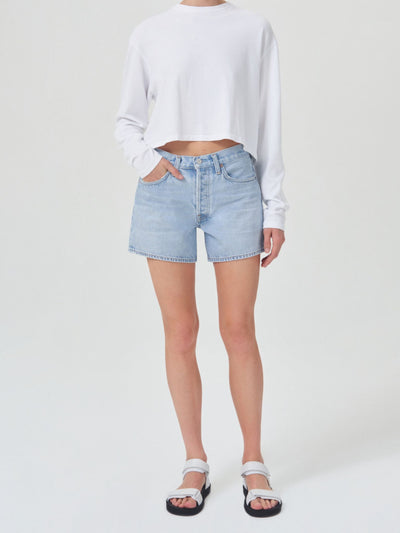denim shorts