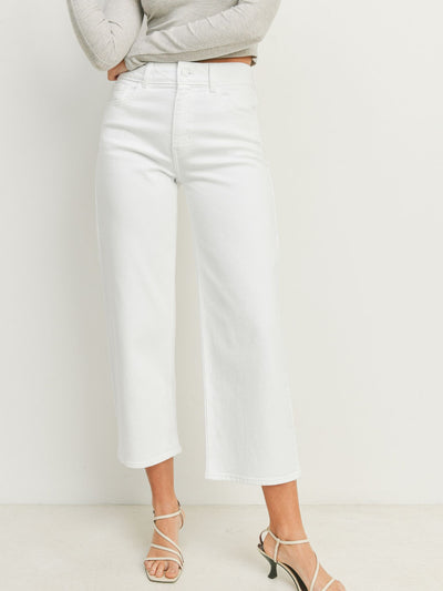 white denim pants