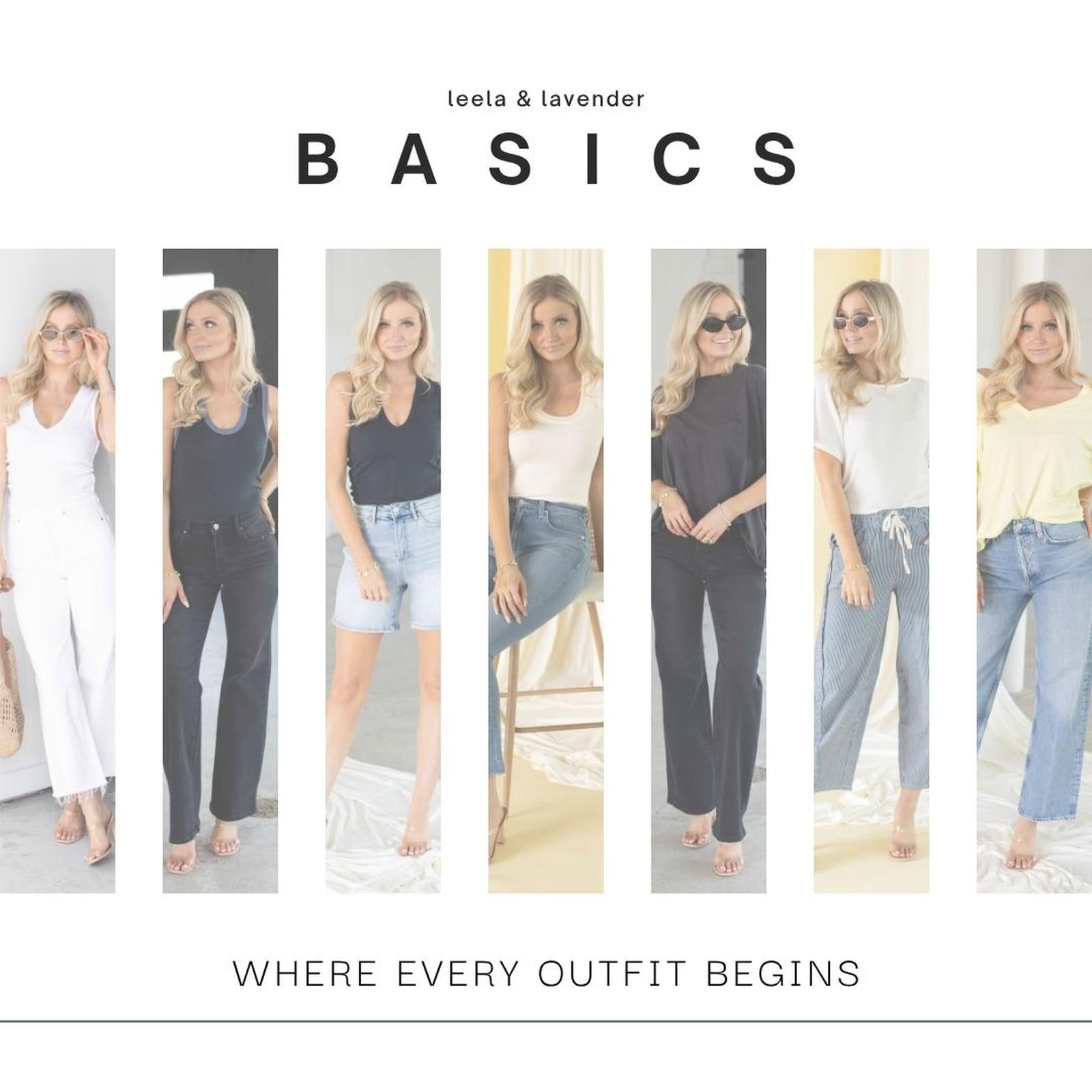 shop our collection of basics
