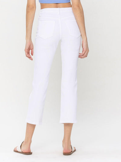 vervet crisp white denim