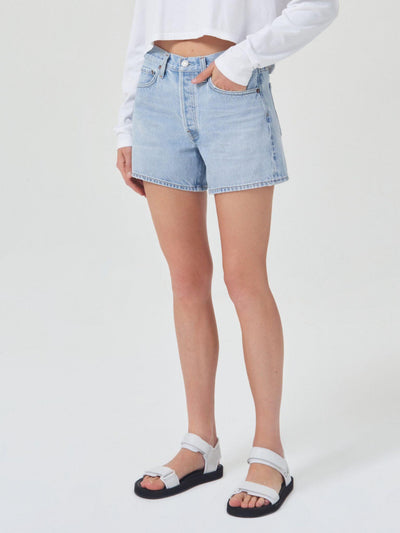 agolde denim shorts