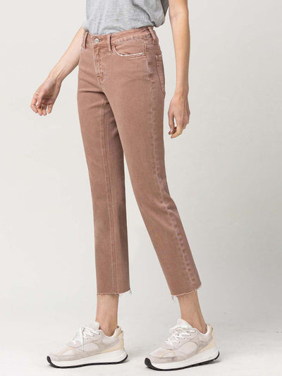 vintage washed colored denim