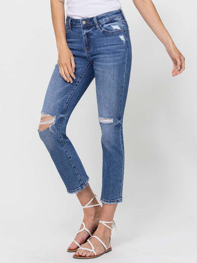 distressed denim