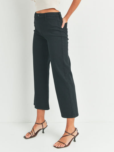 just black trouser denim