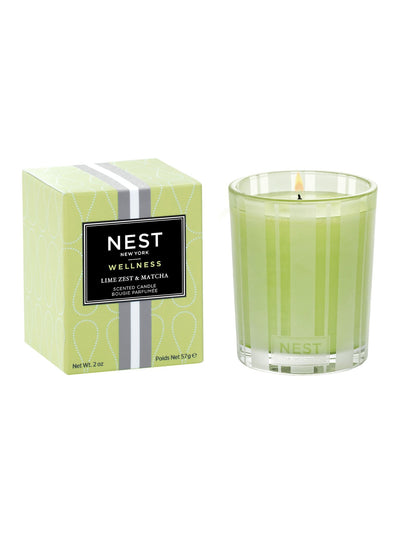 small green candle