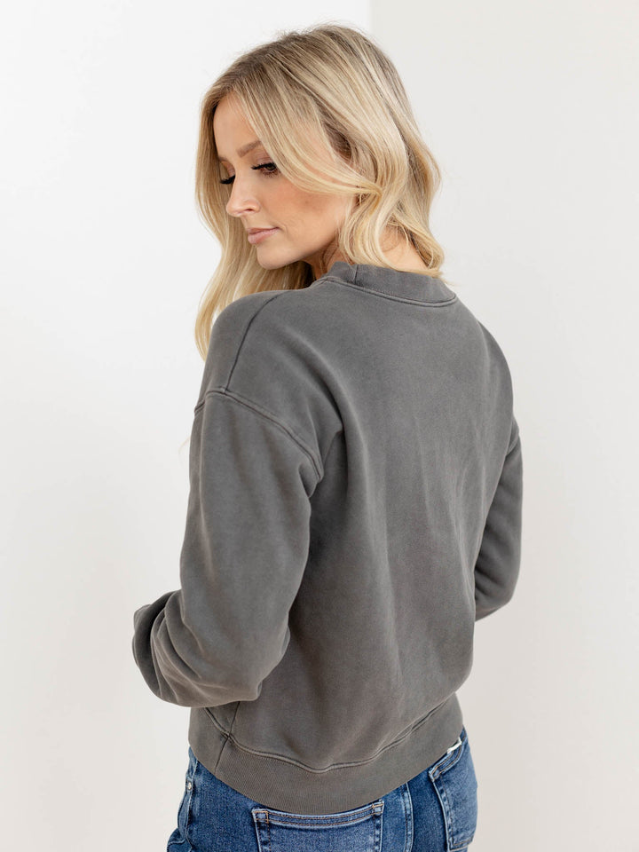 washed 77 graphic sweatshirt