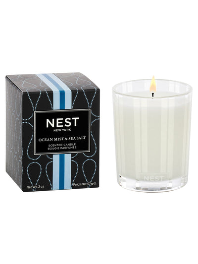 glass votive ocean candle