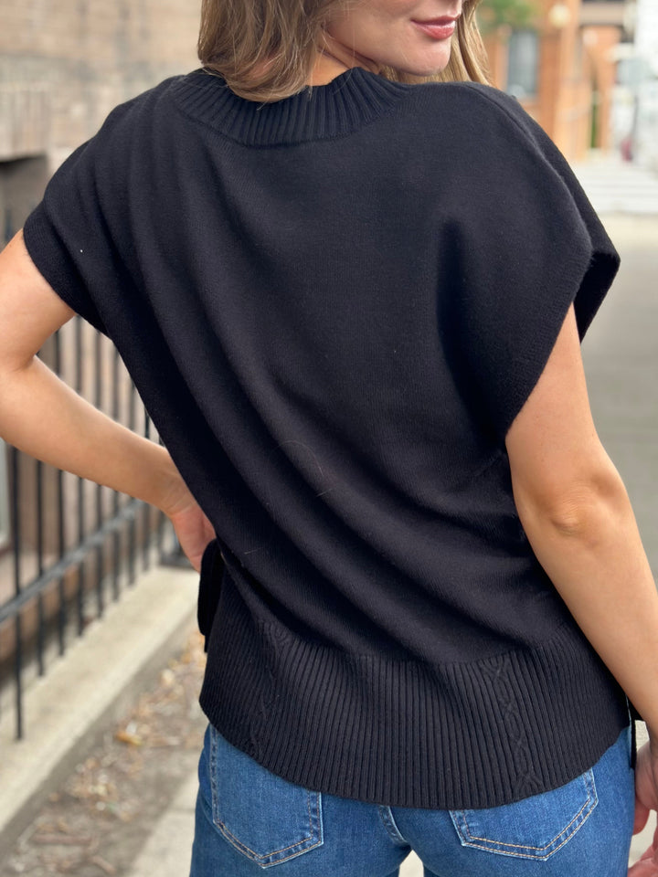 Liverpool V-Neck Dolman Popover Sweater