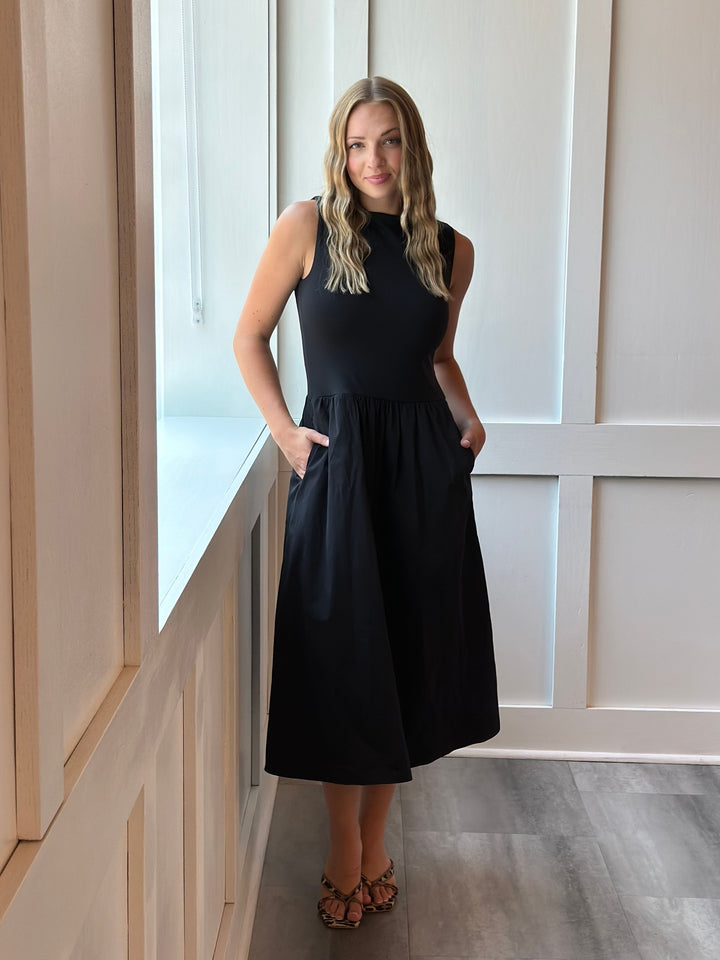 black dress