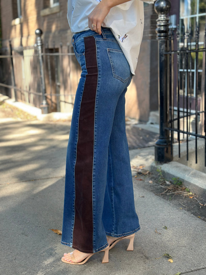 Level 99 Kai High Rise Wide Leg Cord