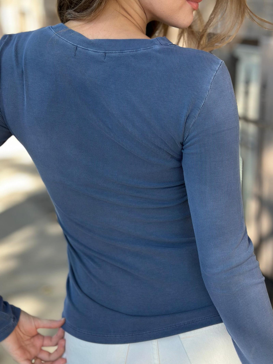 Ultra Soft Long Sleeve Crew Neck Tee
