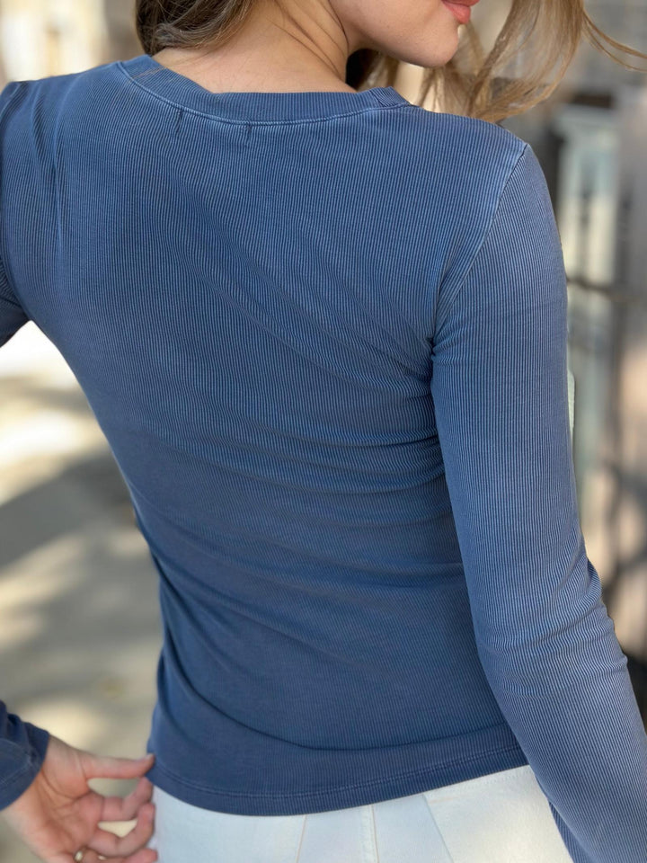 Ultra Soft Long Sleeve Crew Neck Tee