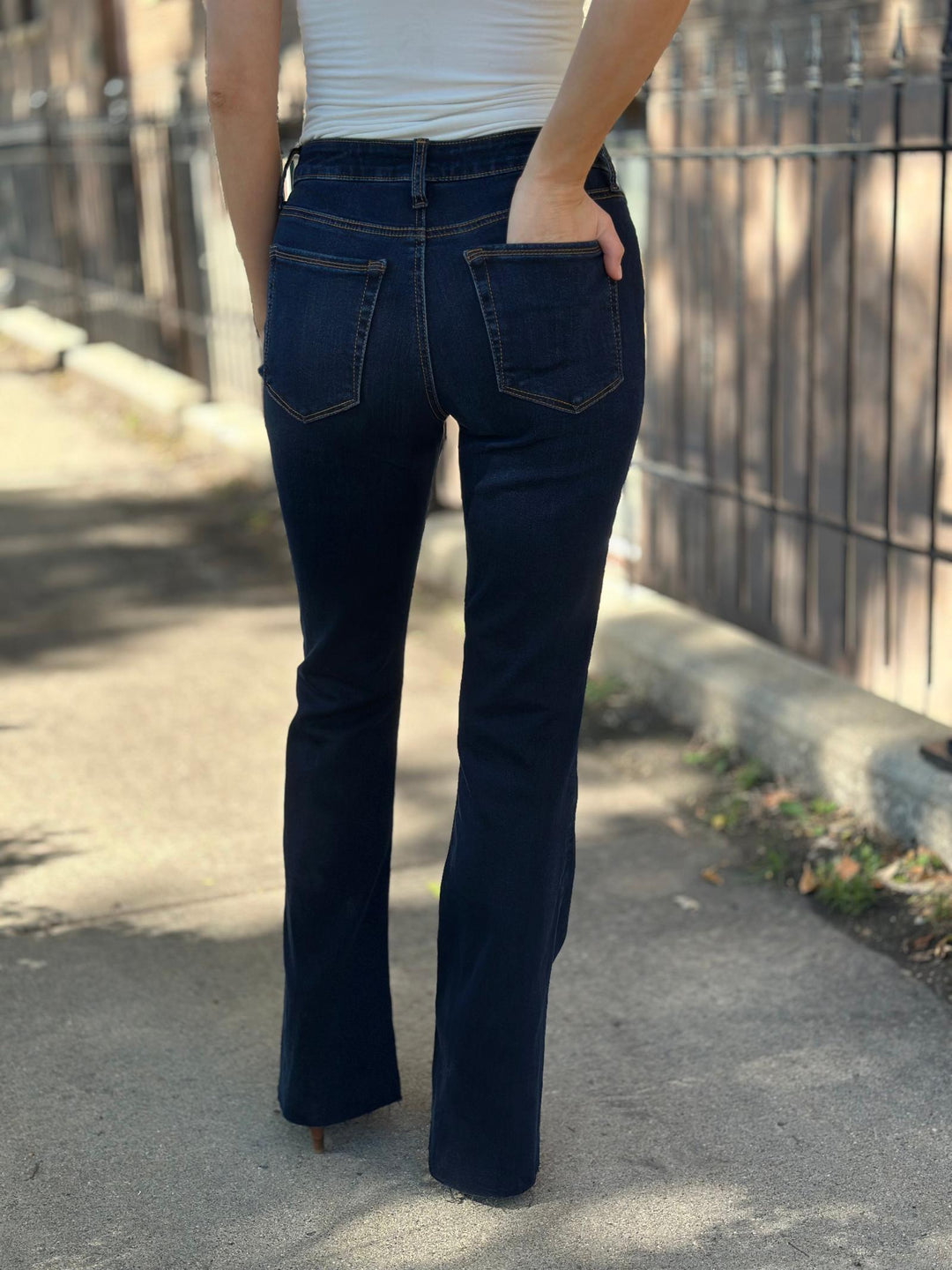 KUT Wave Ana High Rise Fab Ab Flare