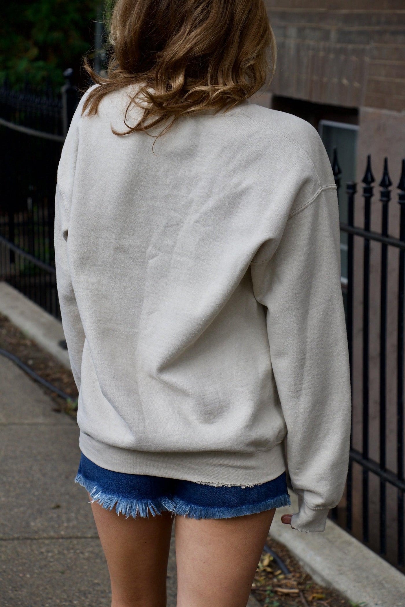 drop shoulder vintage sweatshirt
