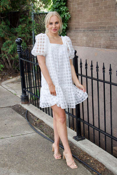 puff sleeve dress