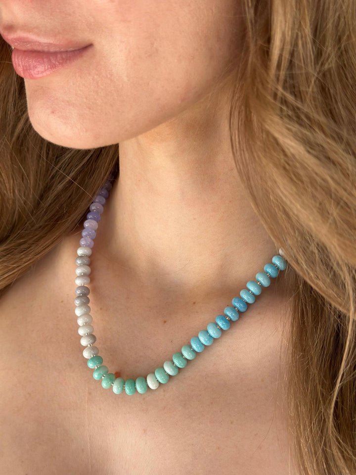 Natural Stone Semi Precious Mixed Necklace