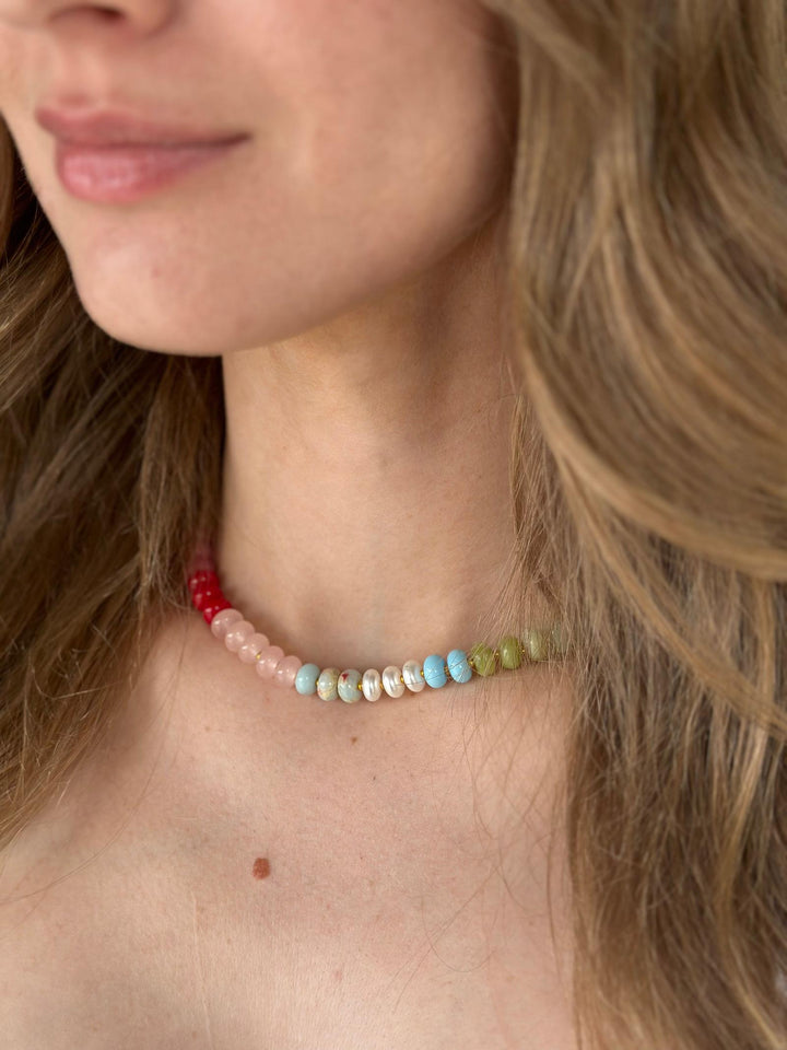 Color Garden Beaded Necklace
