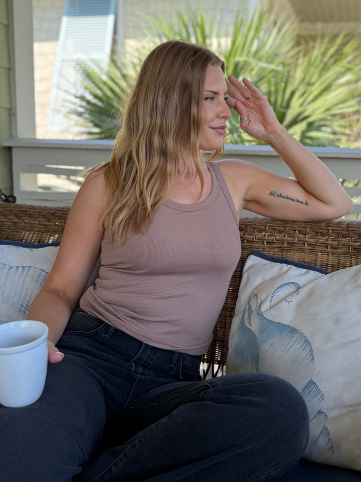 Solid Textured Tank Top