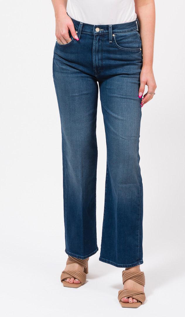 wide leg straight denim