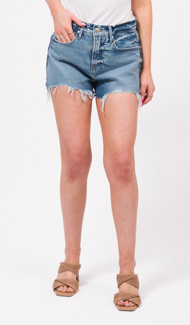 denim shorts