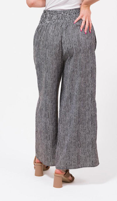 wide leg woven pants