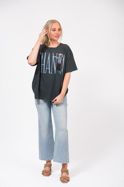 oversized shania twain shirt