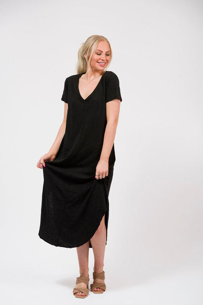 midi length shirt dress