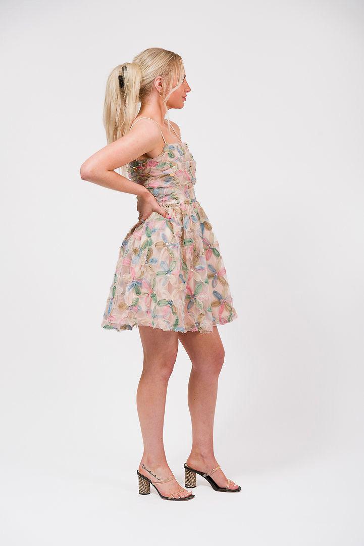 floral mini dress