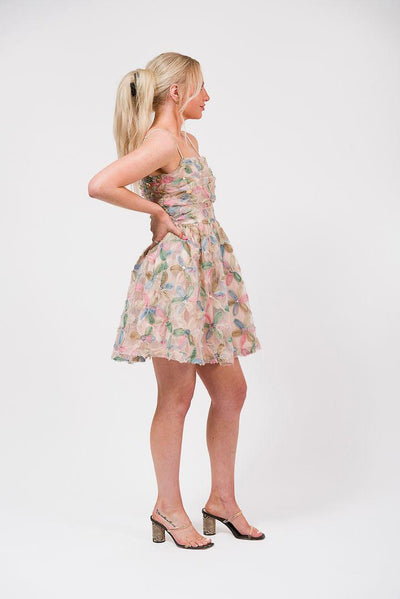 floral mini dress