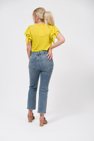 fitted bright top