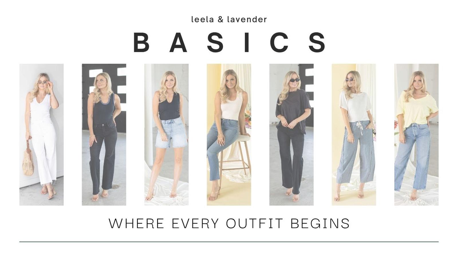 shop our collection of basics