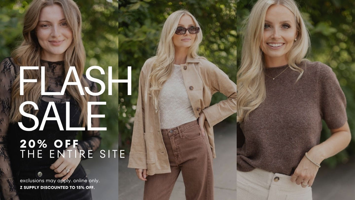 flash sale 20% off