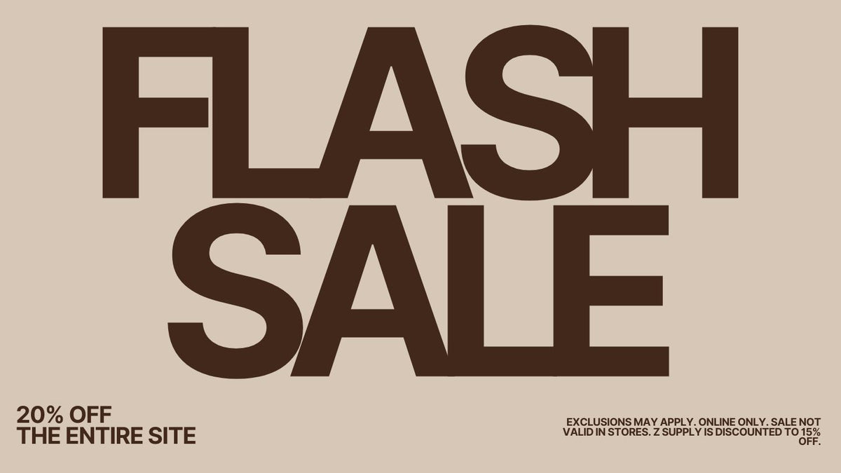 flash sale 20% off