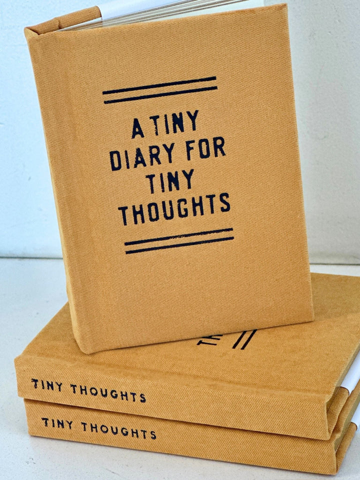 gold ultra tiny diary