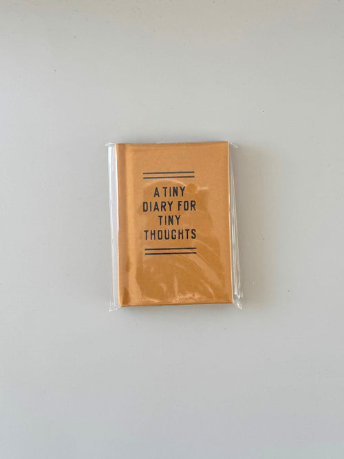 gold ultra tiny diary