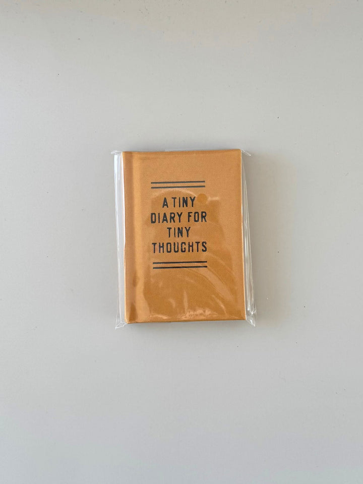 gold ultra tiny diary