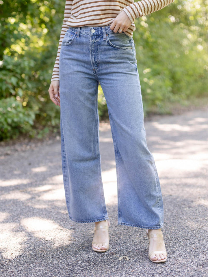 AGOLDE Chord Low Curve Jean Crop
