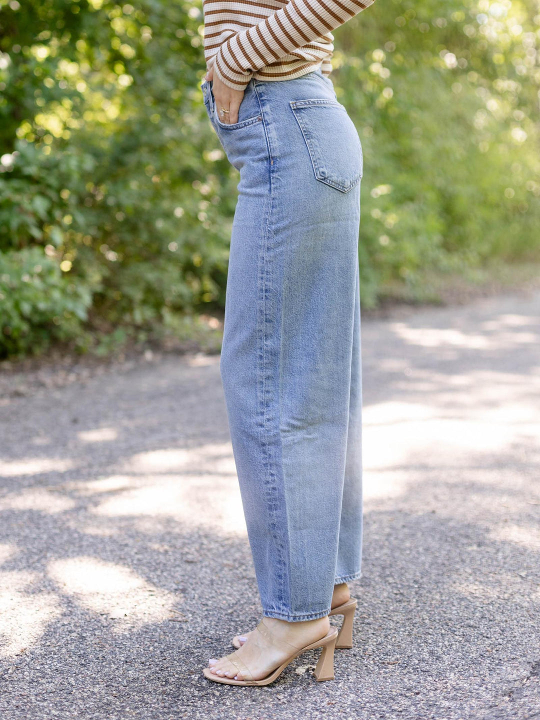 AGOLDE Chord Low Curve Jean Crop