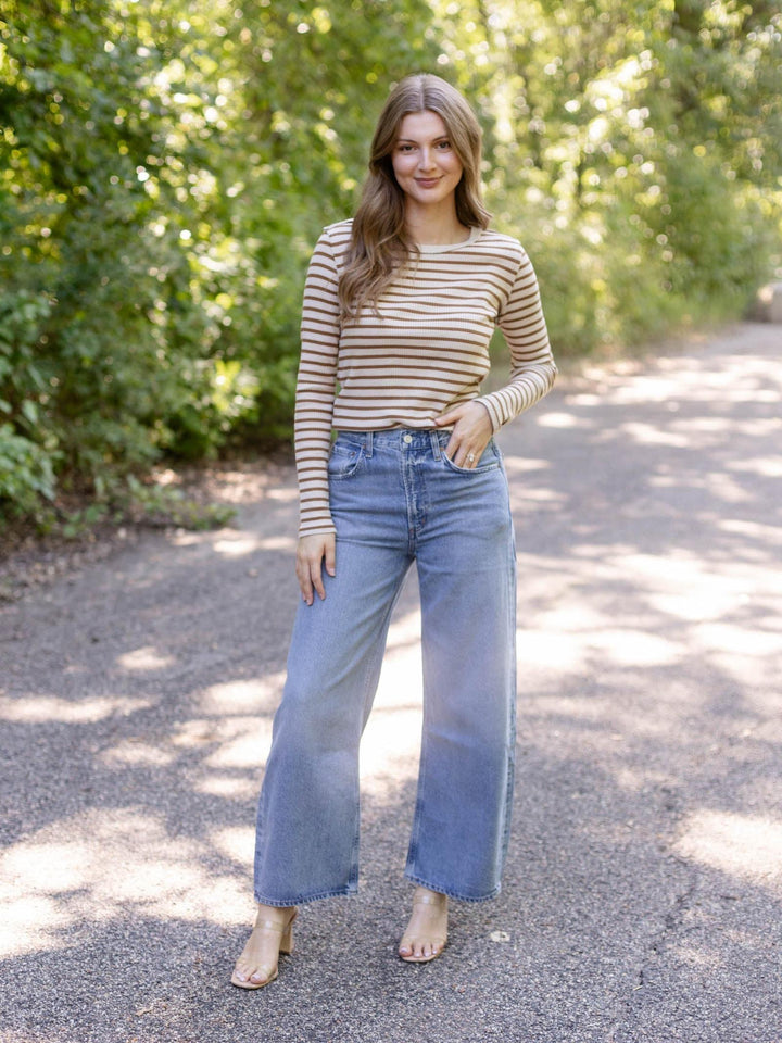 AGOLDE Chord Low Curve Jean Crop