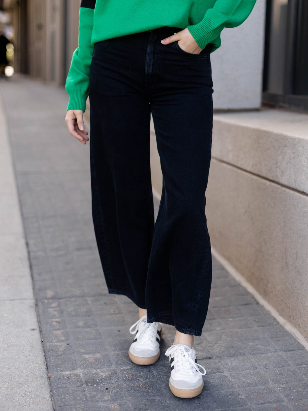 black pants