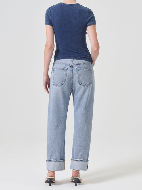AGOLDE Fran Force Cuff StraightDenim jeans
