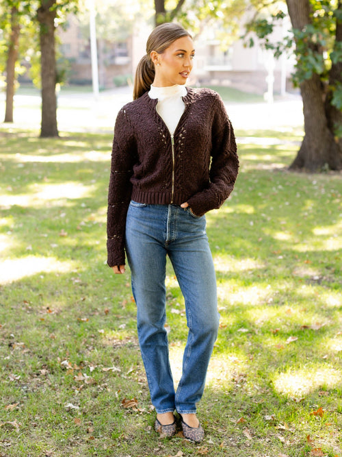 rigid high rise straight denim