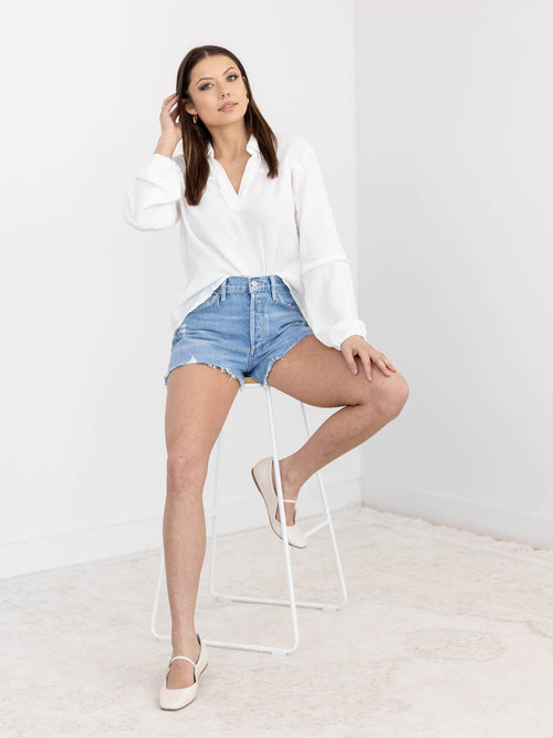 AGOLDE Swapmeet Parker Denim ShortsDenim Shorts/Skirts