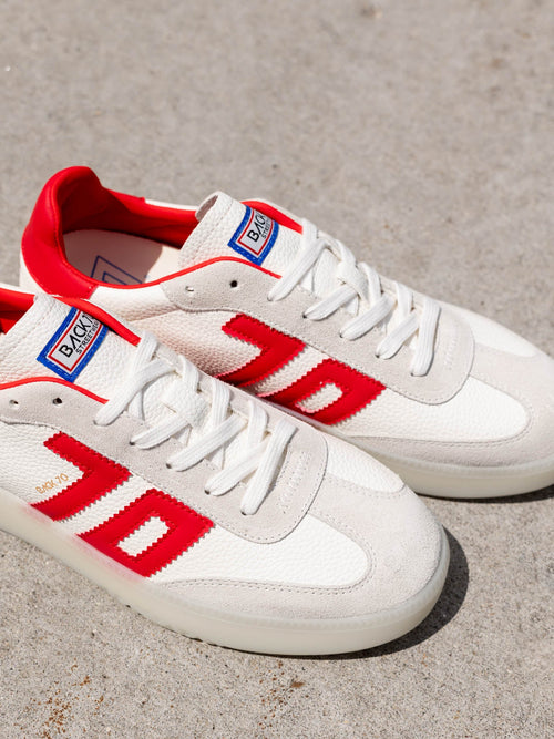 red and white back 70 sneakers