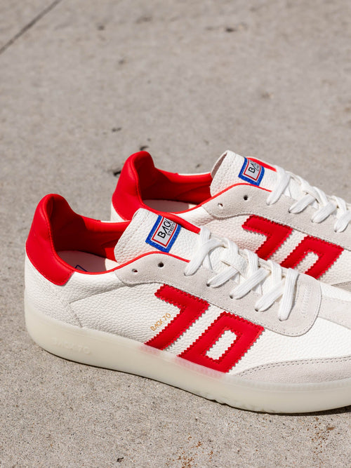 red and white back 70 sneakers