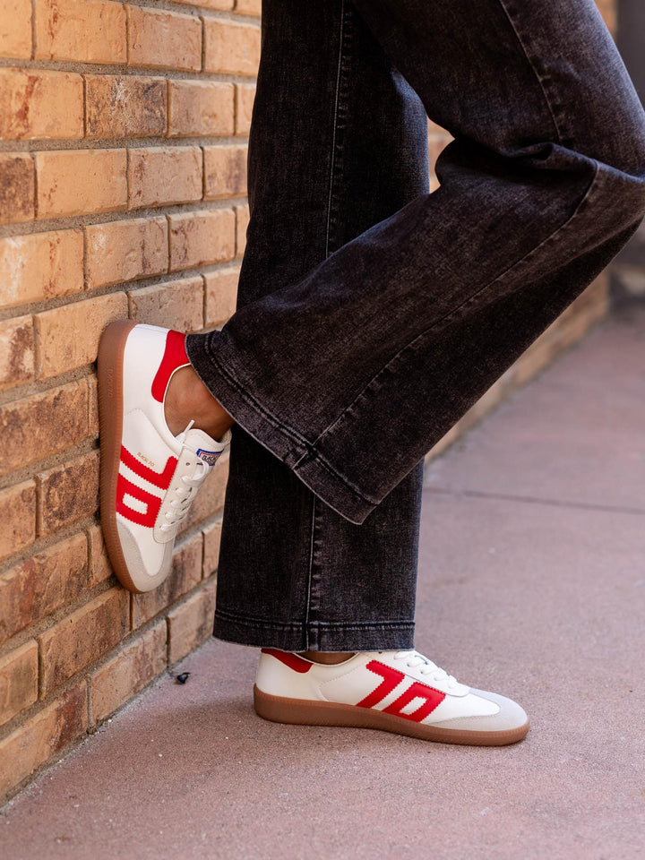 back70 red and white sneakers