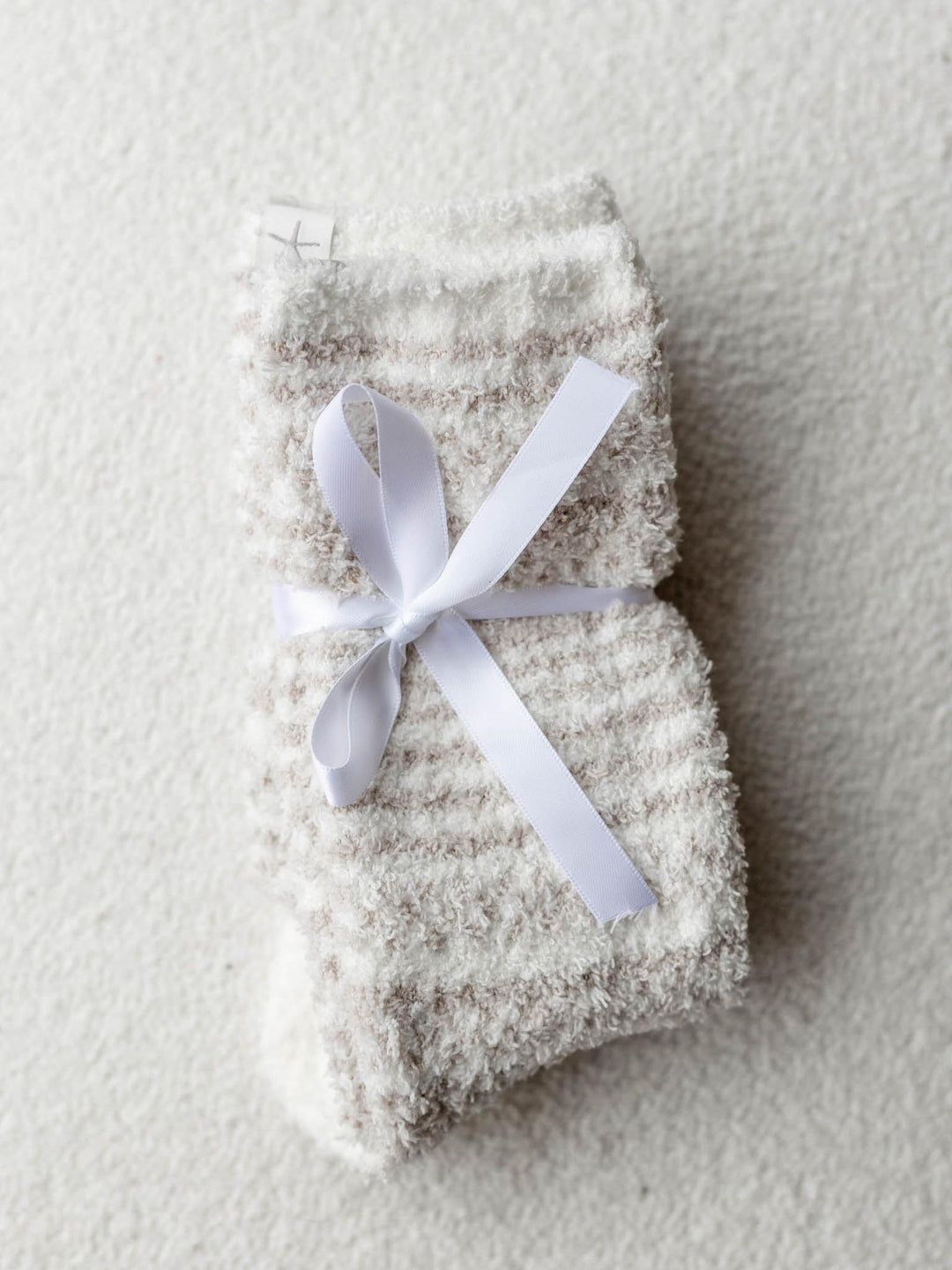 neutral stripe sock
